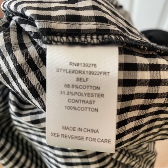 DR2 Short Sleeve Tie Top - Picture 4 of 4